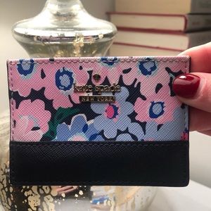 Kate Spade Floral Card Holder/Wallet